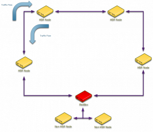 Roedan Looper Topologies - HSR Network Configuration